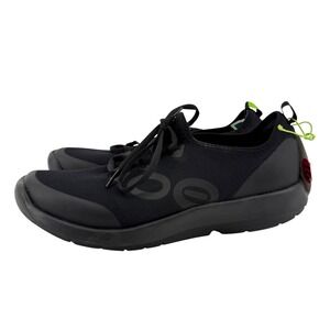 OOFOS OOMG Sport LS Black Athletic Recovery Shoes Sneakers Men's Size 10 Slip On